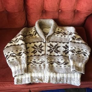 Genuine Wool Cowichan Sweater